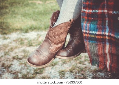 Cowboy Boots & A Flannel Blanket