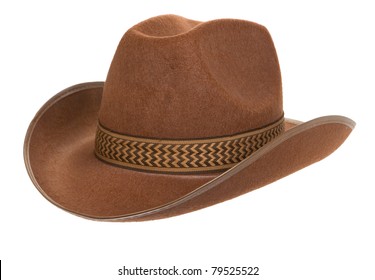 Cowboy Hat Isolated On White Background