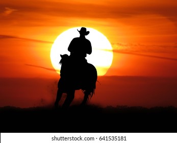 Cowboy Silhouette