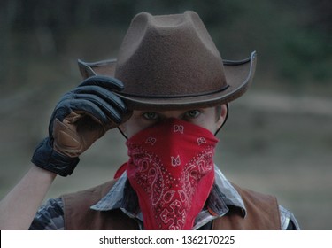 Cowboy Tipping His Hat Stock Photo 1362170225 | Shutterstock