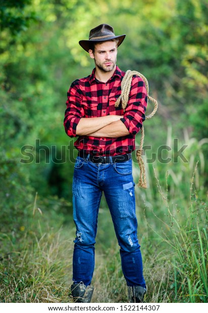 Cowboys Gentlemen Wild West Rodeo Man Stock Photo Edit Now