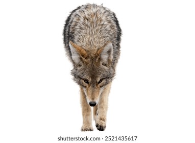 coyote isolated on white background. - Powered by Shutterstock