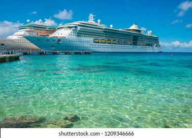 Cozumel Mexico Cruise Ship Port Colorful Bright