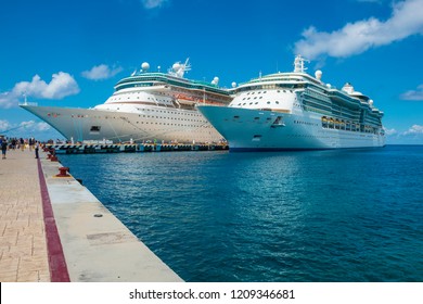 Cozumel Mexico Cruise Ship Port Colorful Bright