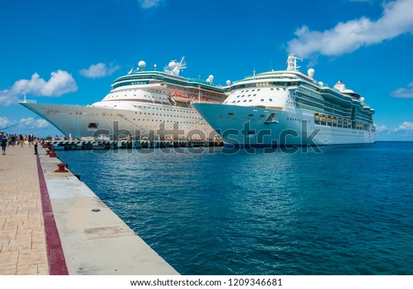 Cozumel Mexico Cruise Ship Port Colorful Stock Photo Edit Now 1209346681