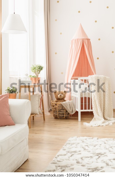 Cozy Blanket On White Modern Baby Stock Photo Edit Now 1050347414