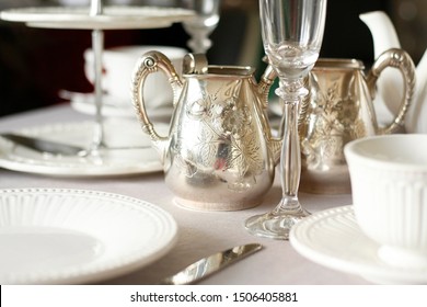 A cozy brunch table setting