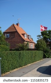 Cozy Danish House Hygge Denmark Flag 