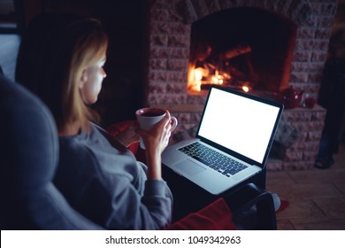 Laptop Fireplace Stock Photos Images Photography Shutterstock