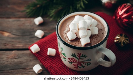 Cozy Hot Chocolate with Marshmallows - Powered by Shutterstock