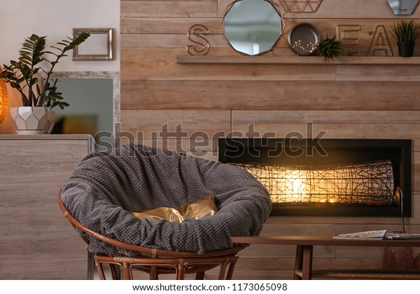 Papasan Chair In Living Room