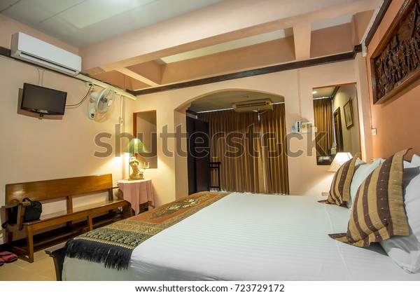 Cozy Style Small Room Incandescent Light Stock Photo Edit