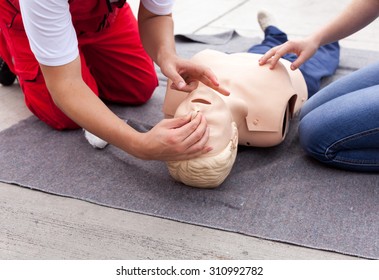 CPR. First Aid Training.