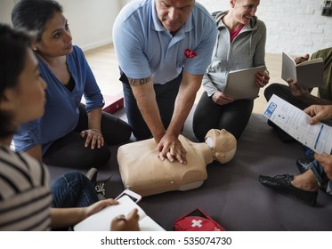 Cpr First Aid Training Concept Stock Photo 535074730 | Shutterstock