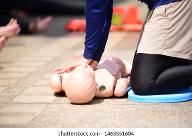 CPR Training Course Basic Life Support Concept Healthcare