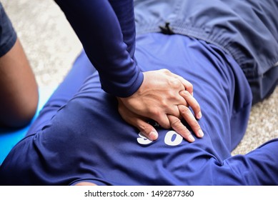 CPR Training Course Basic Life Support Concept Healthcare