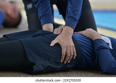 Cpr Training Course Drowning Victim Stock Photo 2192703539 | Shutterstock