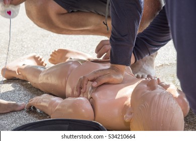 Cpr Training Dummy Child Drowning By One Hand