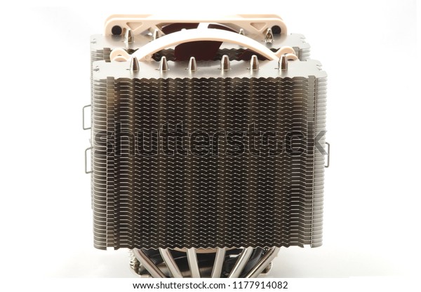 Cpu Cooler Radiator Dual Cooler Dual Stock Photo 1177914082 | Shutterstock