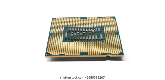 CPU on white background to represent scientific progress