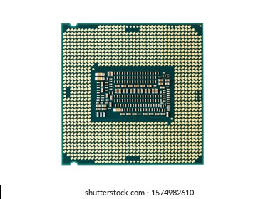 Cpu Processor Chip Set Square Close Up