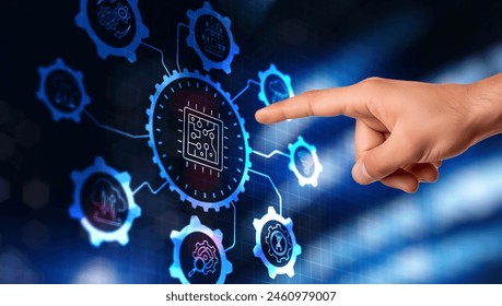CPU. Processor icon. Advanced Technology Concept. - Powered by Shutterstock - Get 15% off with code: PIKWIZARD15
