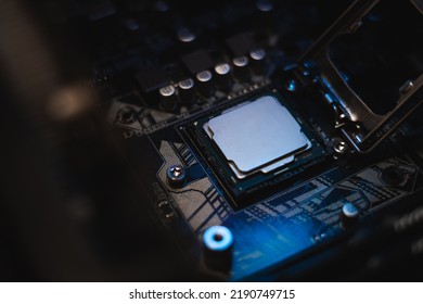 CPU Socket Close Up View