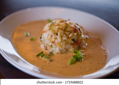 Crab Cake Made With Jumbo Lump Crab.