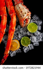 Crab Legs Ice Lime Lemon