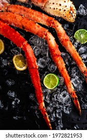 Crab Legs Ice Lime Lemon