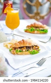 Crab Salad Chicken Salad Croissant