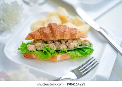 Crab Salad Chicken Salad Croissant