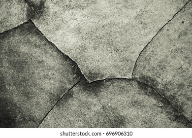 Crack cement road texture background. - Shutterstock ID 696906310