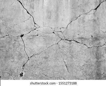 Crack Concrete Wall Texture, Aged Background