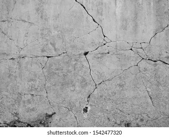 crack concrete wall texture background - Shutterstock ID 1542477320
