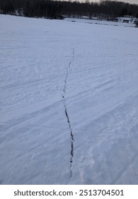 A crack in the ice