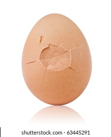 Cracked Breakfast Egg