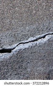 Cracked Concrete Cement Step Sidewalk