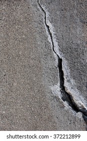 Cracked Concrete Cement Step Sidewalk