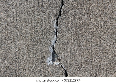 Cracked Concrete Cement Step Sidewalk