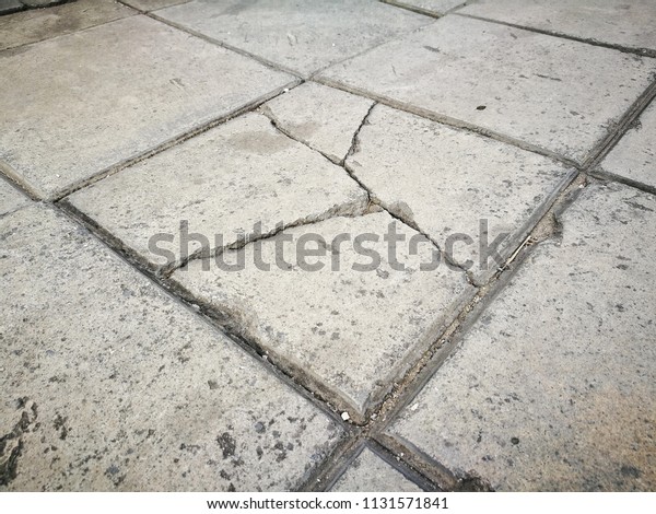 Cracked Concrete Floor Texture Break Brick Stock Photo Edit Now