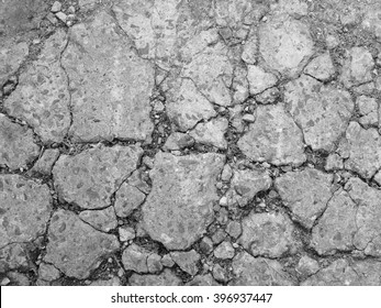 Cracked Concrete Texture Closeup Background