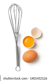 Cracked Egg And Egg Whisk