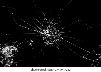 Broken Glass Texture Isolated Realistic Cracked Stock Photo (Edit Now ...