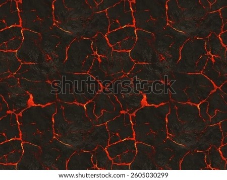 cracked and glowing lava texture, dramatic natural patterns