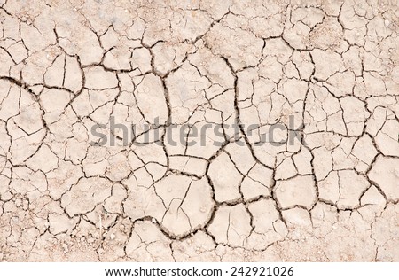 Cracked Ground, Earthquake Background, Texture
