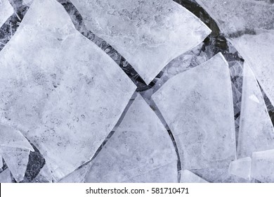 Cracked Ice. Abstract. Ice Sheet, Breaking, Ice, Ice Floe, Natural Phenomenon