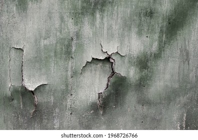 cracked metal texture, old green