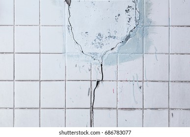 Cracked Old Grunge Ceramic Tile Wall Stock Photo Shutterstock