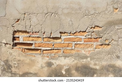 Cracked Stained Walls Old Deteriorated Condition Stock Photo 2135243419 ...